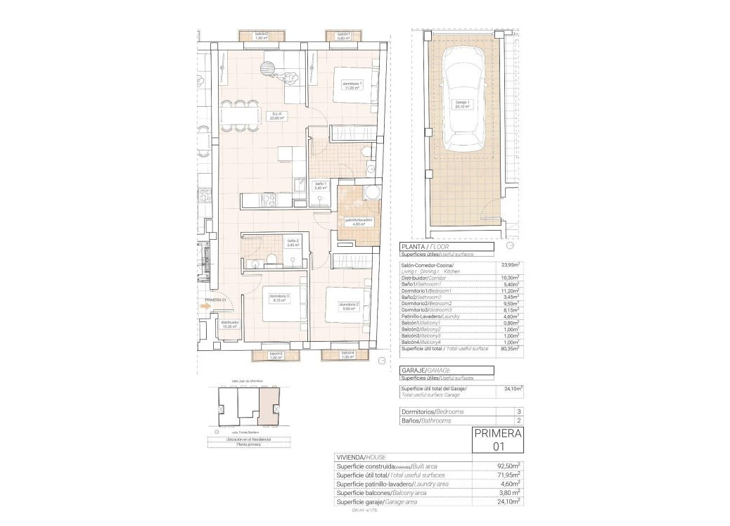New Build - Apartment - Hondón de las Nieves - Pueblo