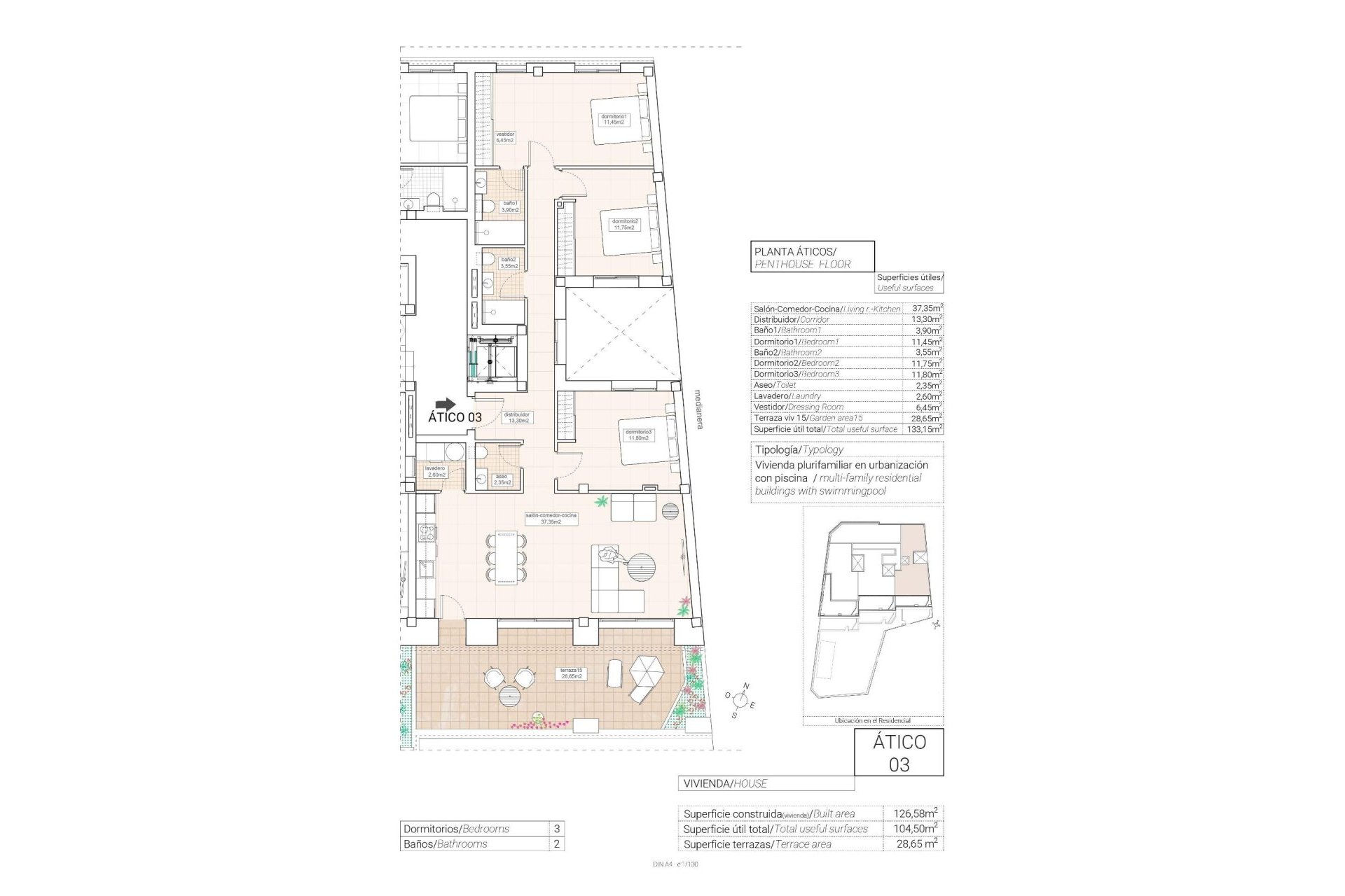 New Build - Penthouse - Hondón de las Nieves - Pueblo