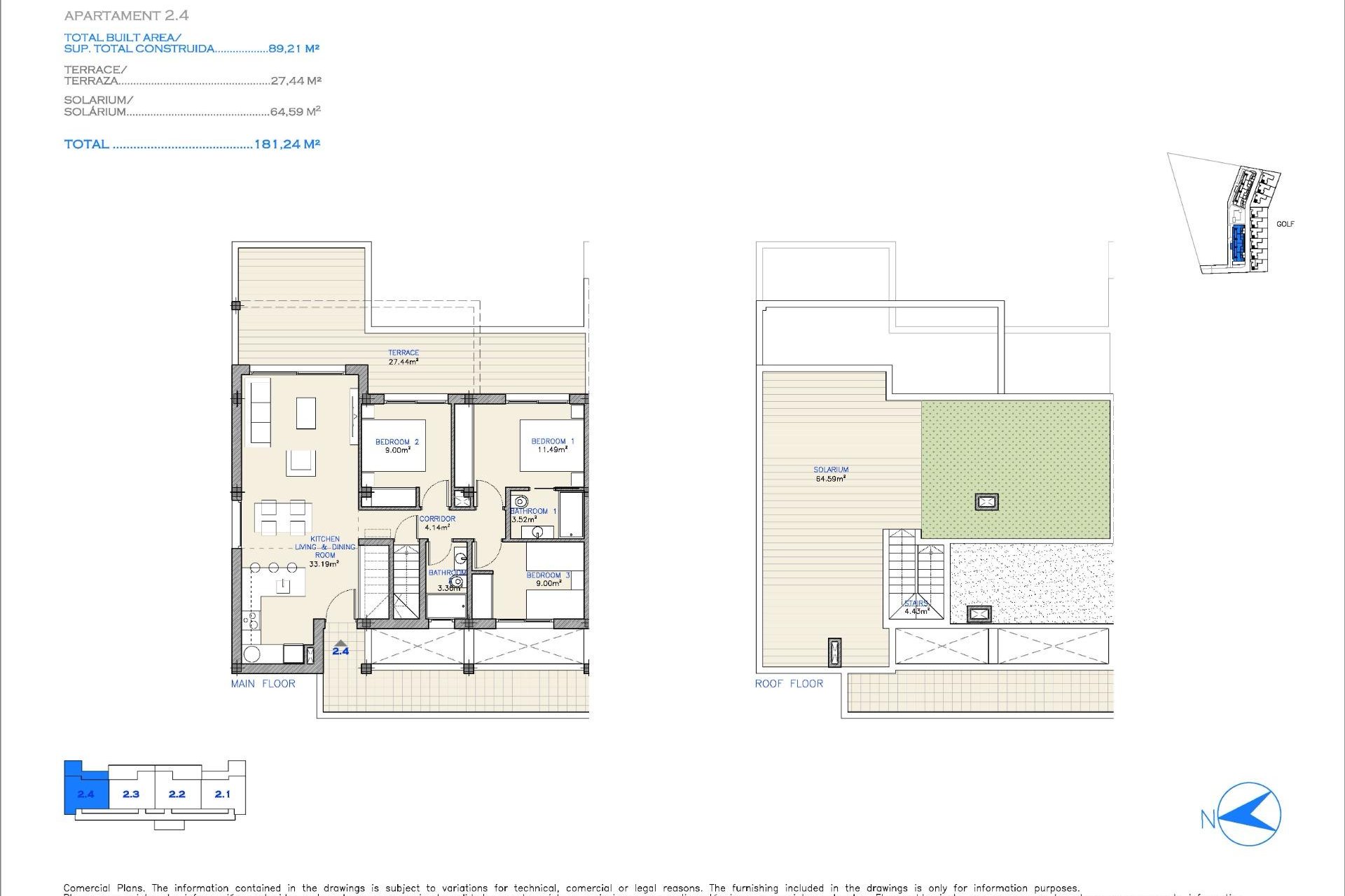 New Build - Penthouse - Los Alcazares - Serena Golf