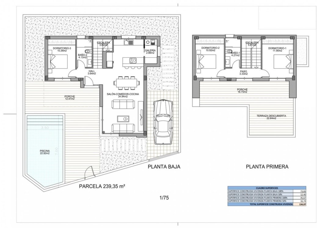 New Build - Villa - Benijofar - Polideportivo