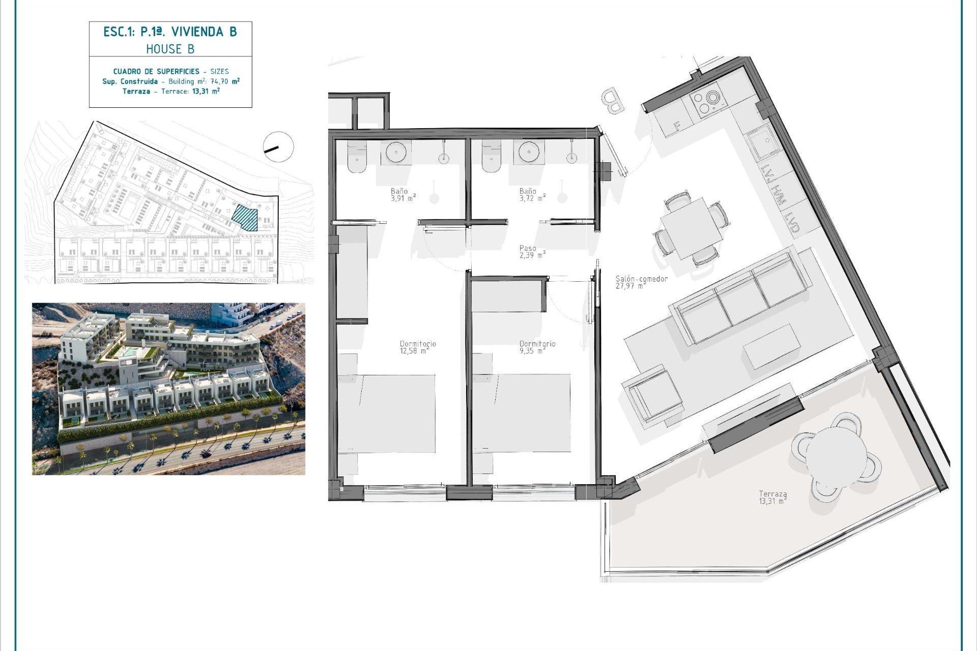 Nieuwbouw Woningen - Apartment - Aguilas - Playa del Hornillo