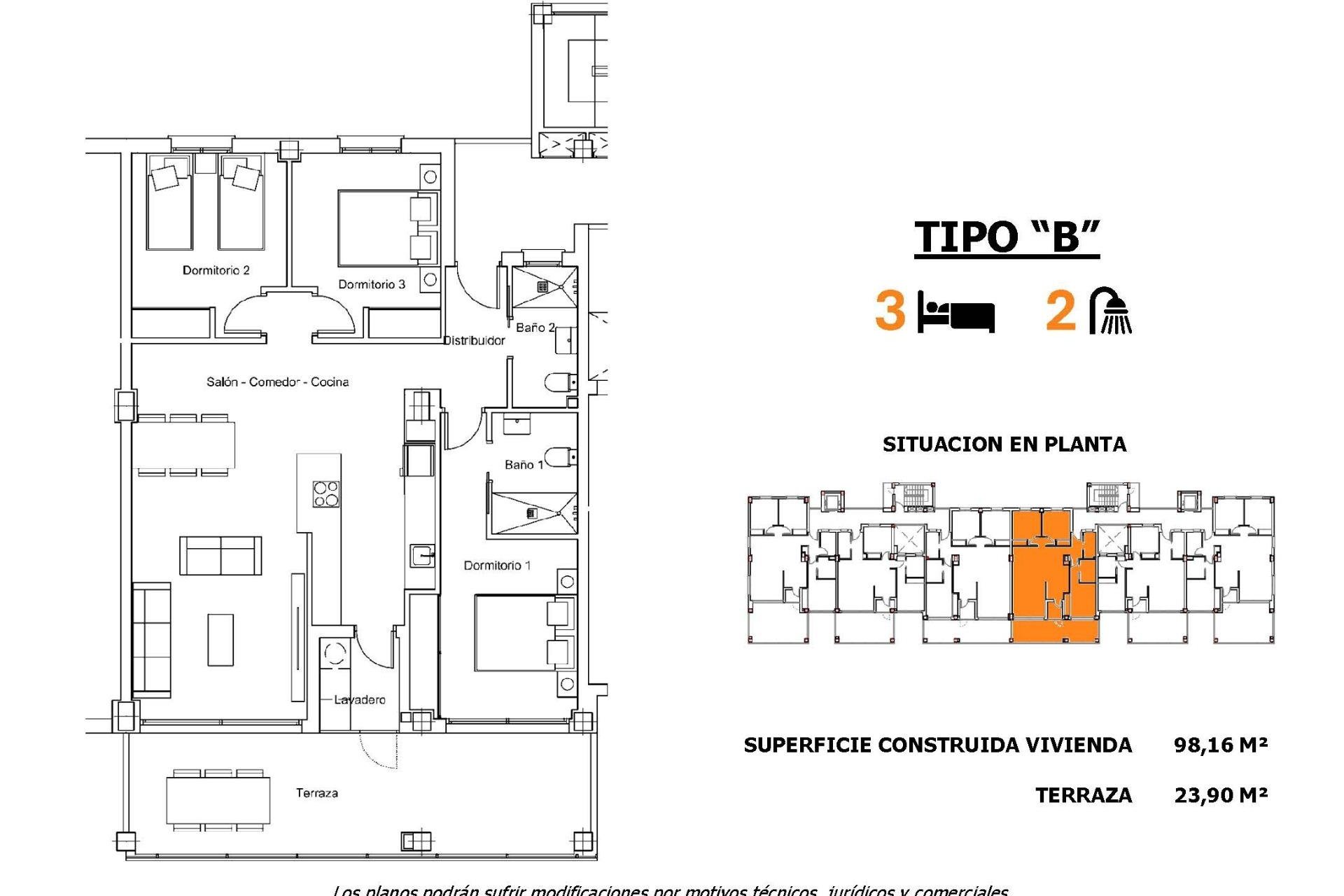 Nieuwbouw Woningen - Apartment - San Miguel de Salinas - Pueblo
