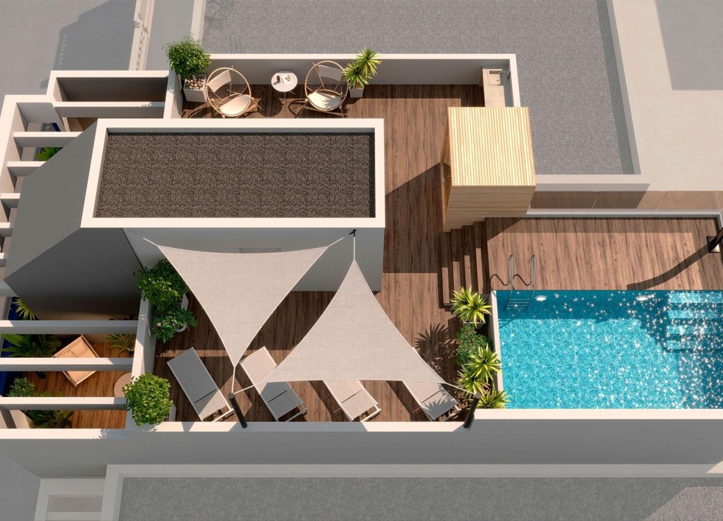 Nieuwbouw Woningen - Apartment - Torrevieja - Playa del Acequión