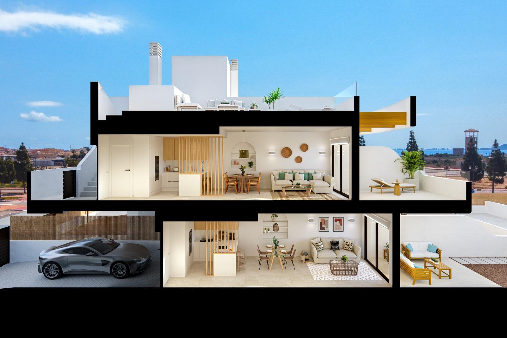Nieuwbouw Woningen - Bungalow - Los Alcazares - Serena Golf
