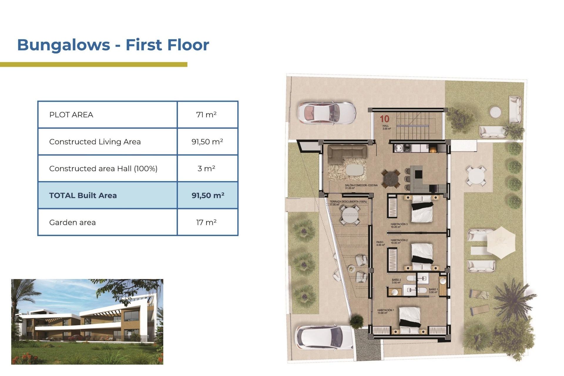 Nieuwbouw Woningen - Bungalow - Orihuela Costa - La Ciñuelica