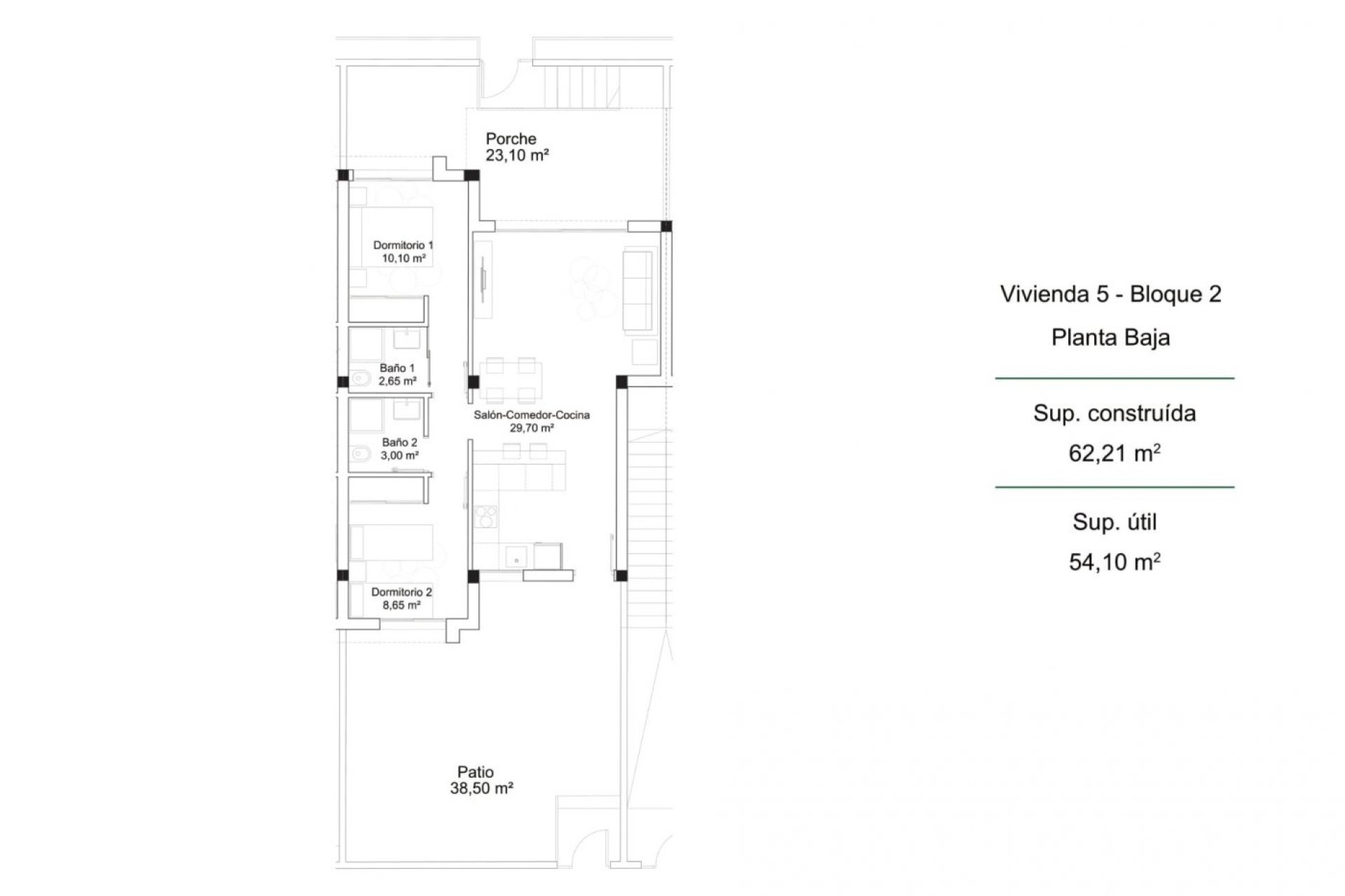 Nieuwbouw Woningen - Bungalow - Orihuela Costa - PAU 26