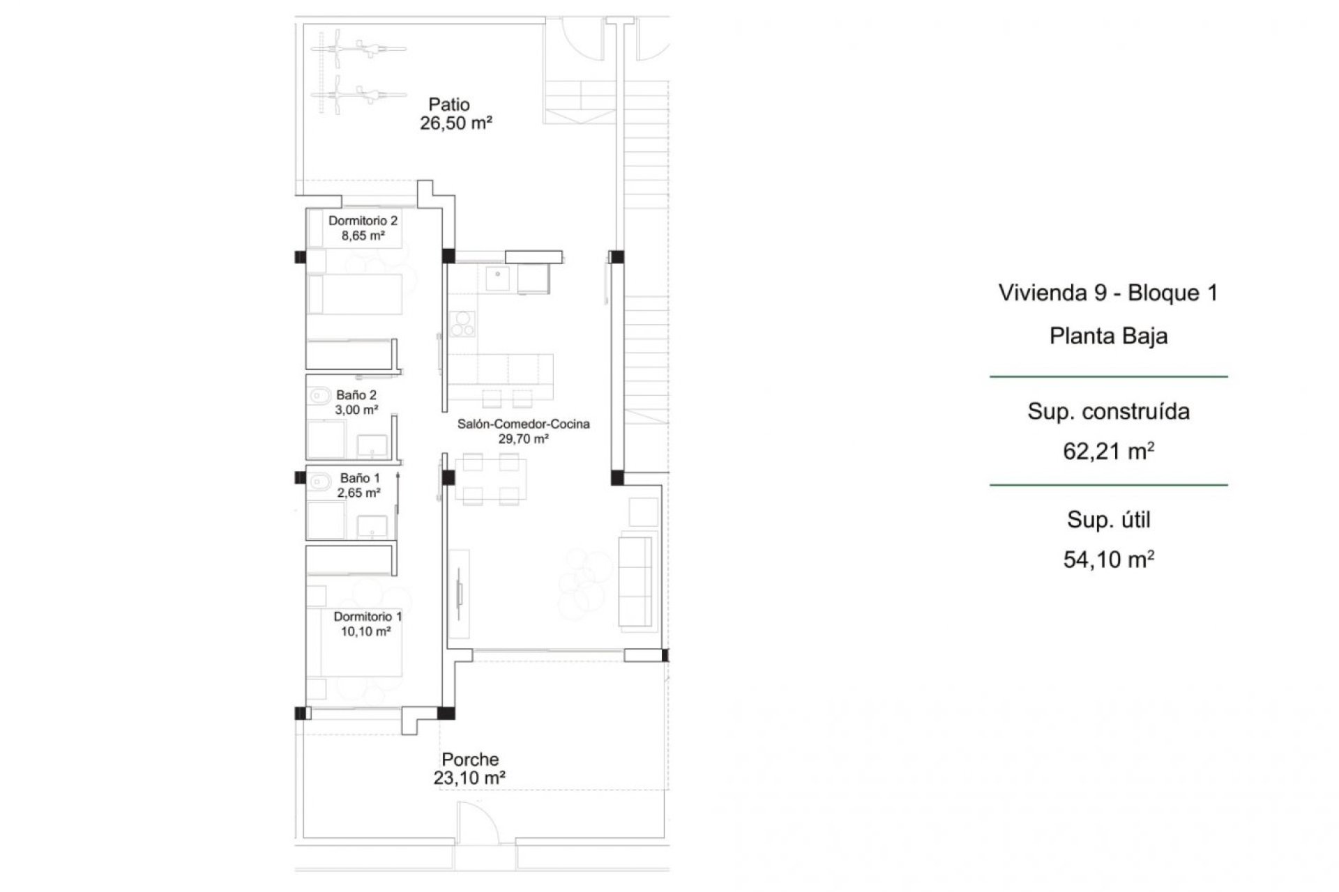 Nieuwbouw Woningen - Bungalow - Orihuela Costa - PAU 26