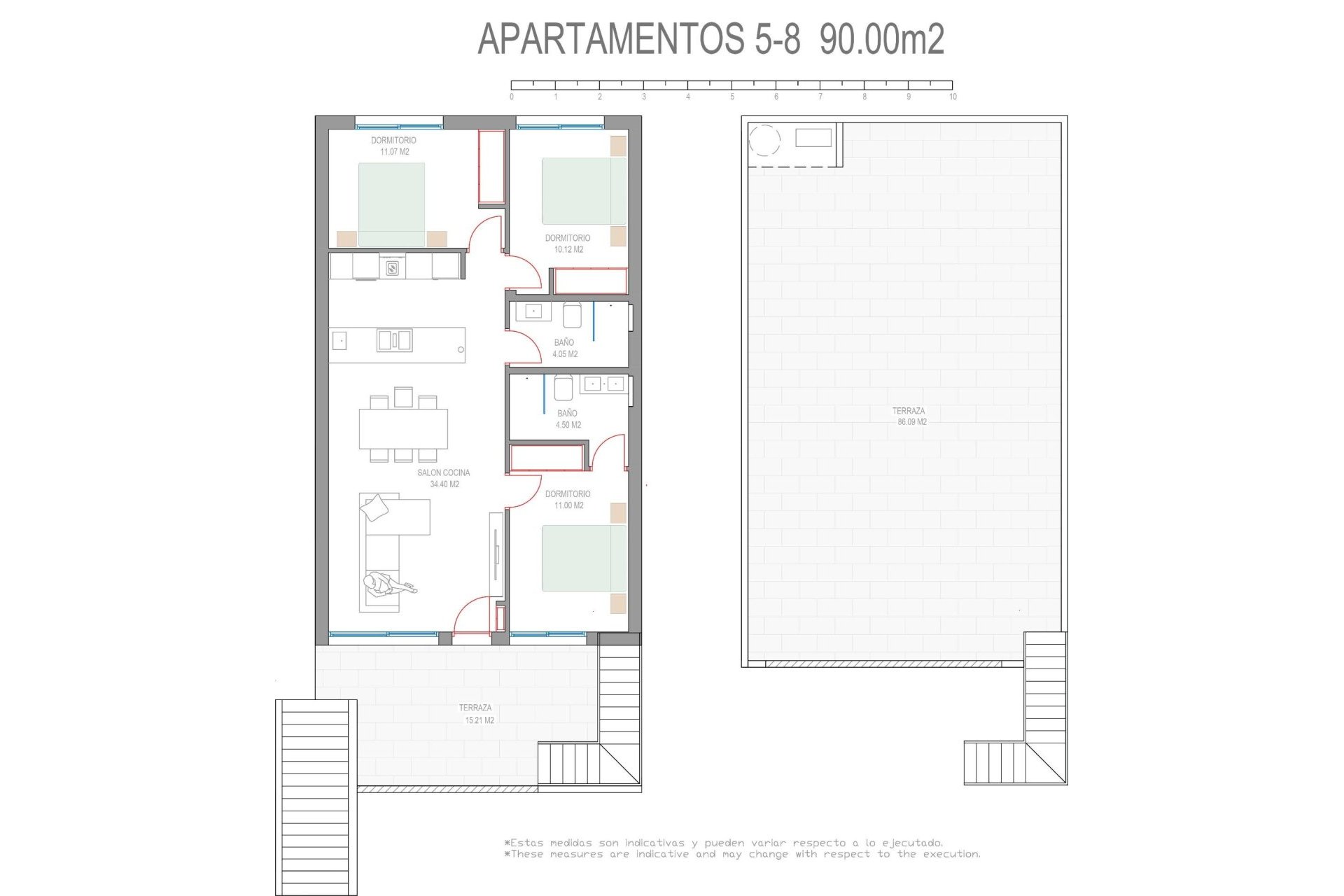 Nieuwbouw Woningen - Bungalow - Pilar de la Horadada - Parque del Mediterraneo