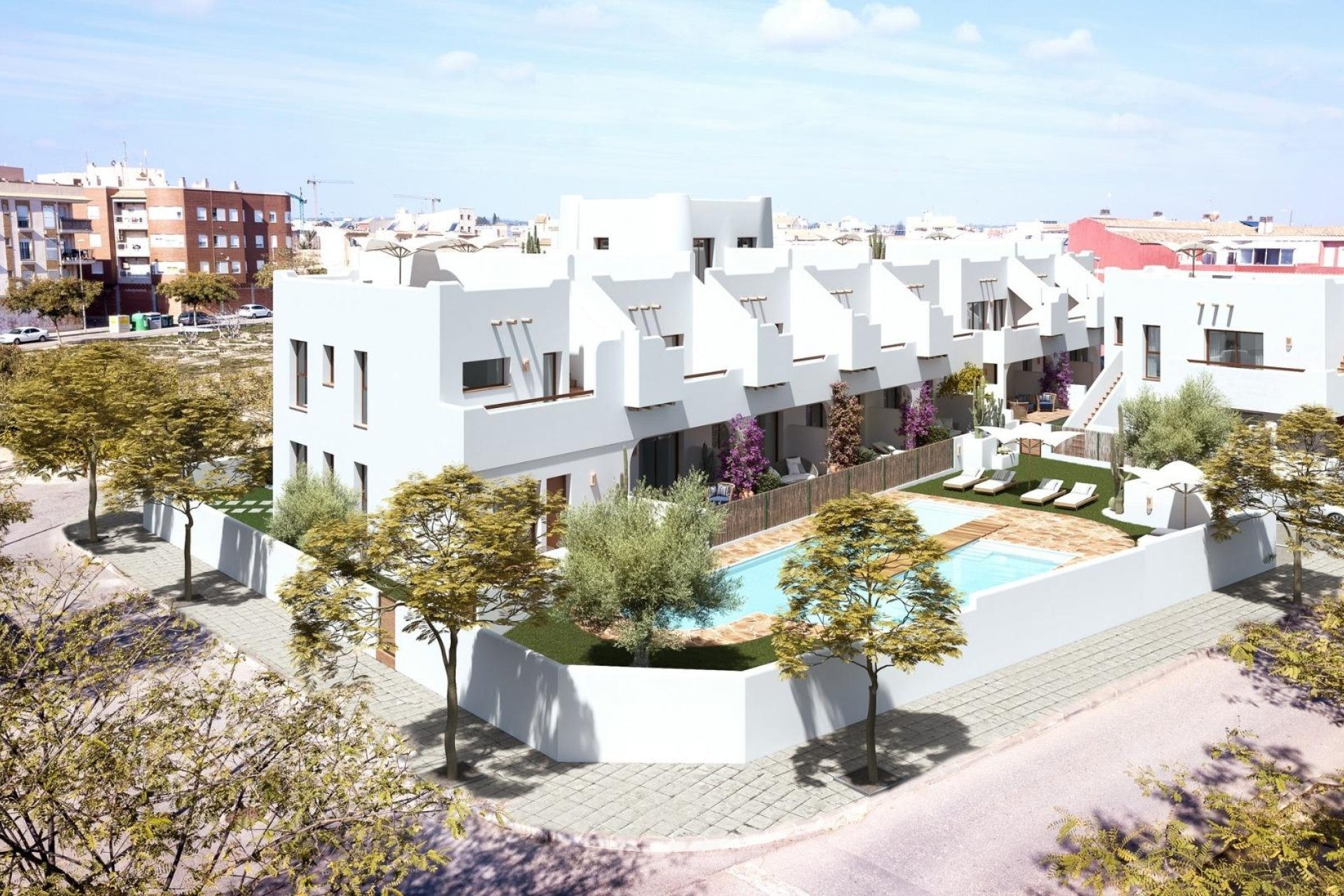 Nieuwbouw Woningen - Bungalow - Pilar de la Horadada - pueblo