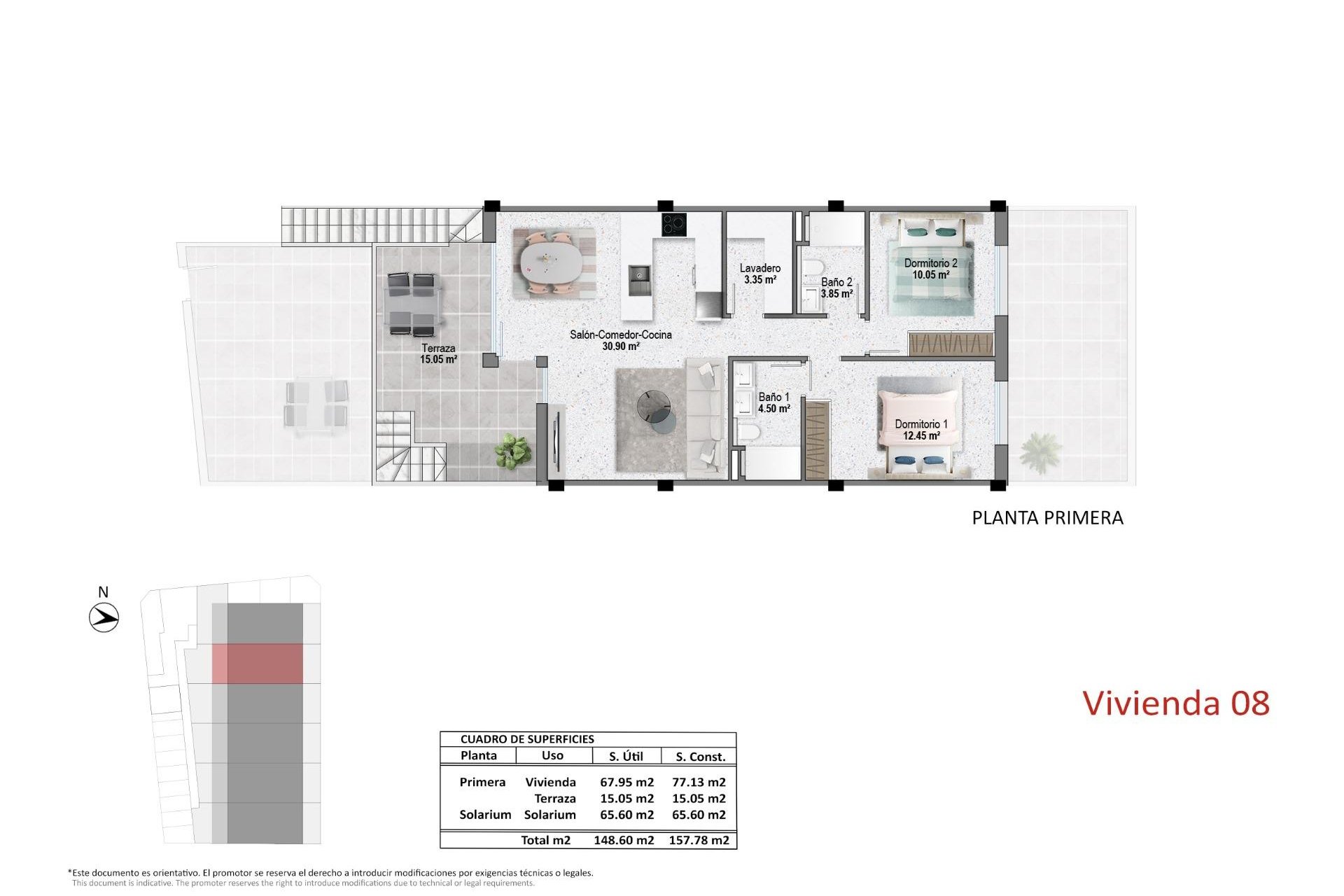 Nieuwbouw Woningen - Bungalow - Pilar de la Horadada - pueblo