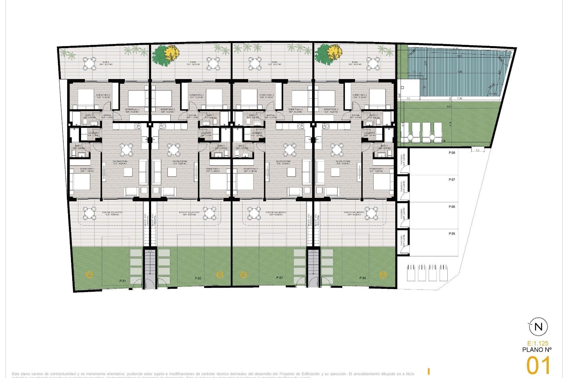 Nieuwbouw Woningen - Bungalow - San Pedro del Pinatar - Los Cuarteros