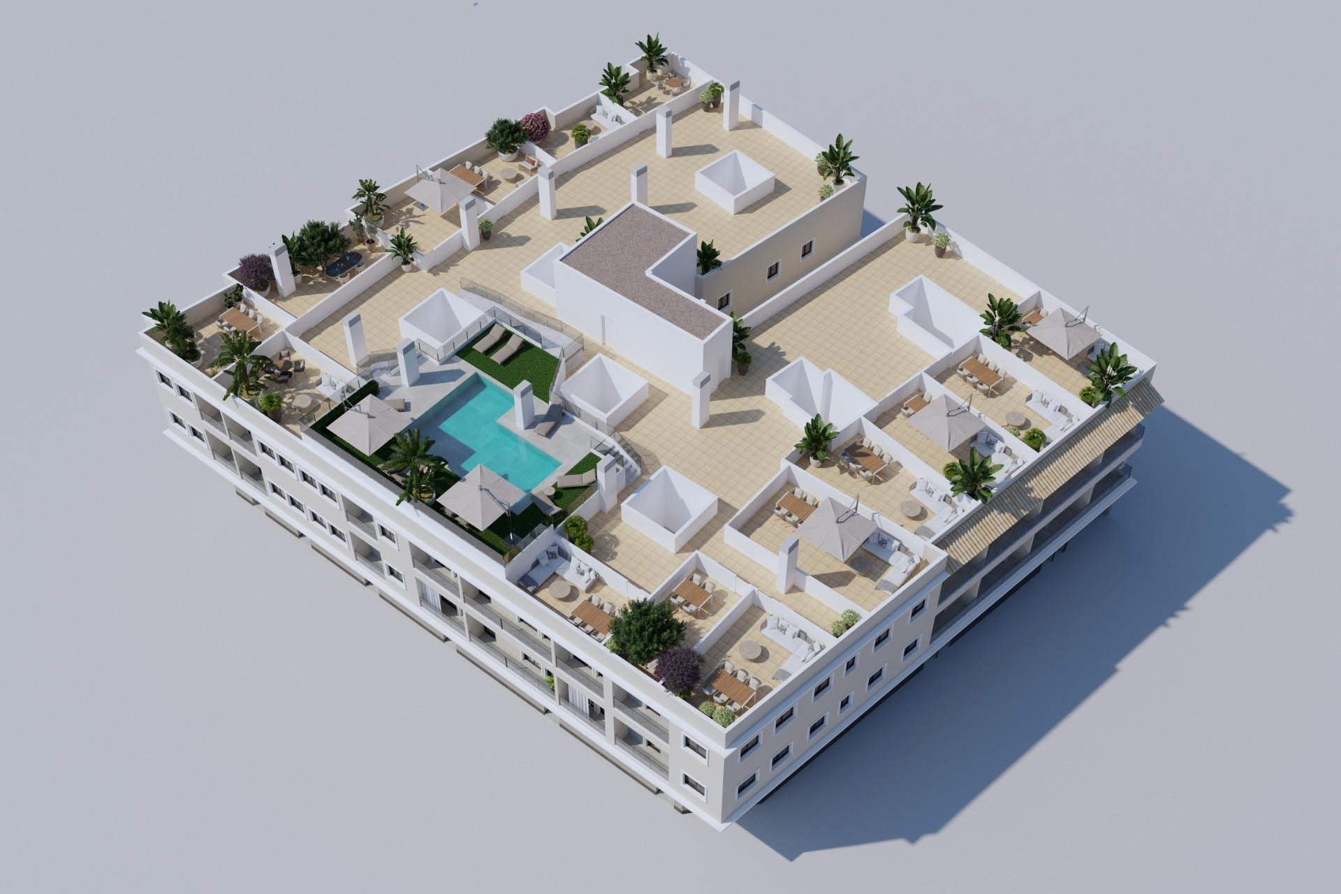 Nieuwbouw Woningen - Penthouse - Algorfa - Pueblo