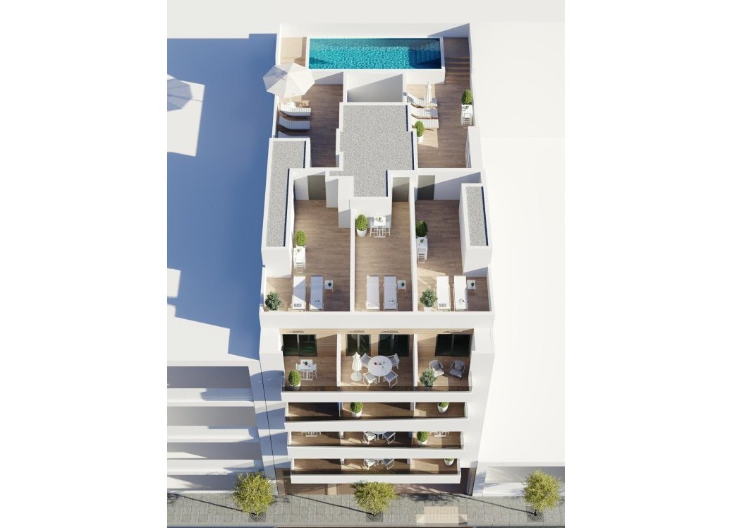 Nieuwbouw Woningen - Penthouse - Torrevieja - Centro