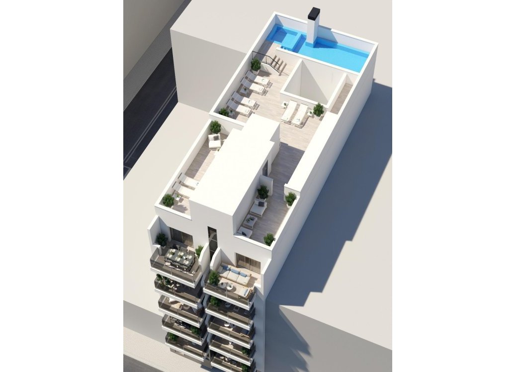 Nieuwbouw Woningen - Penthouse - Torrevieja - Playa de El Cura