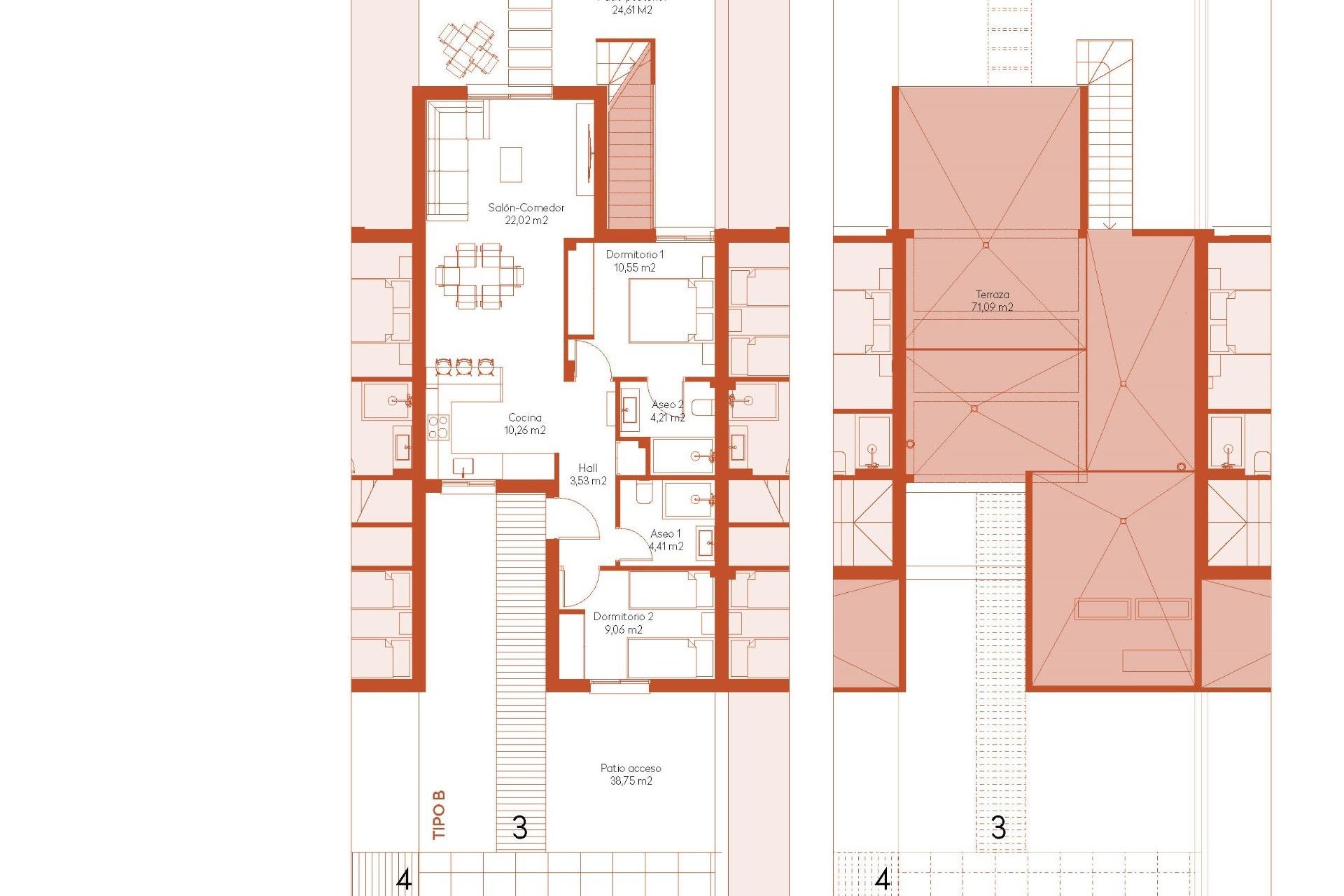 Nieuwbouw Woningen - Town House - Baños y Mendigo - Altaona Golf