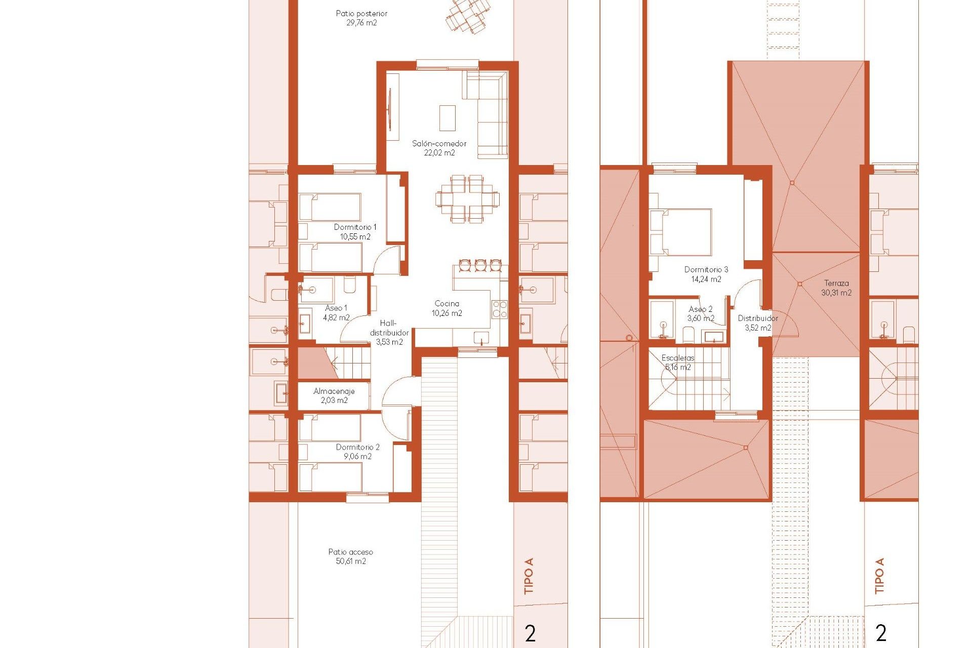 Nieuwbouw Woningen - Town House - Baños y Mendigo - Altaona Golf