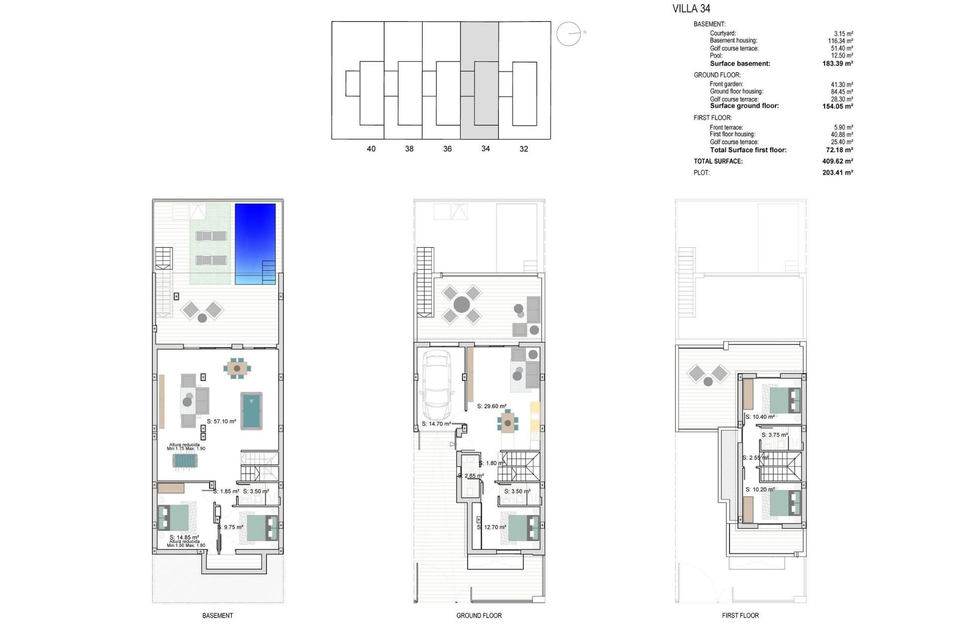 Nieuwbouw Woningen - Town House - Los Alcazares - Serena Golf