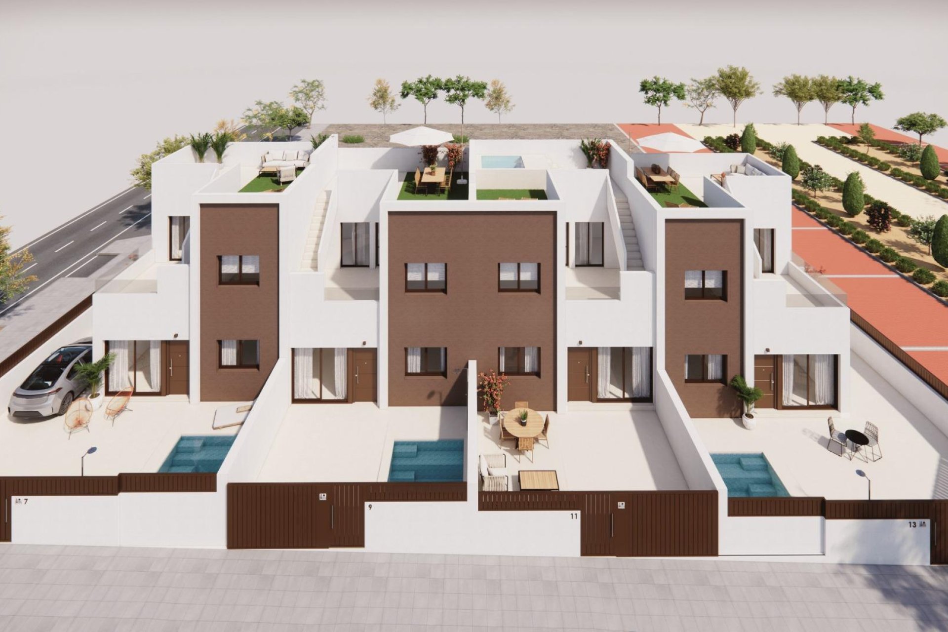 Nieuwbouw Woningen - Town House - Pilar de la Horadada - Barrio los Segundas