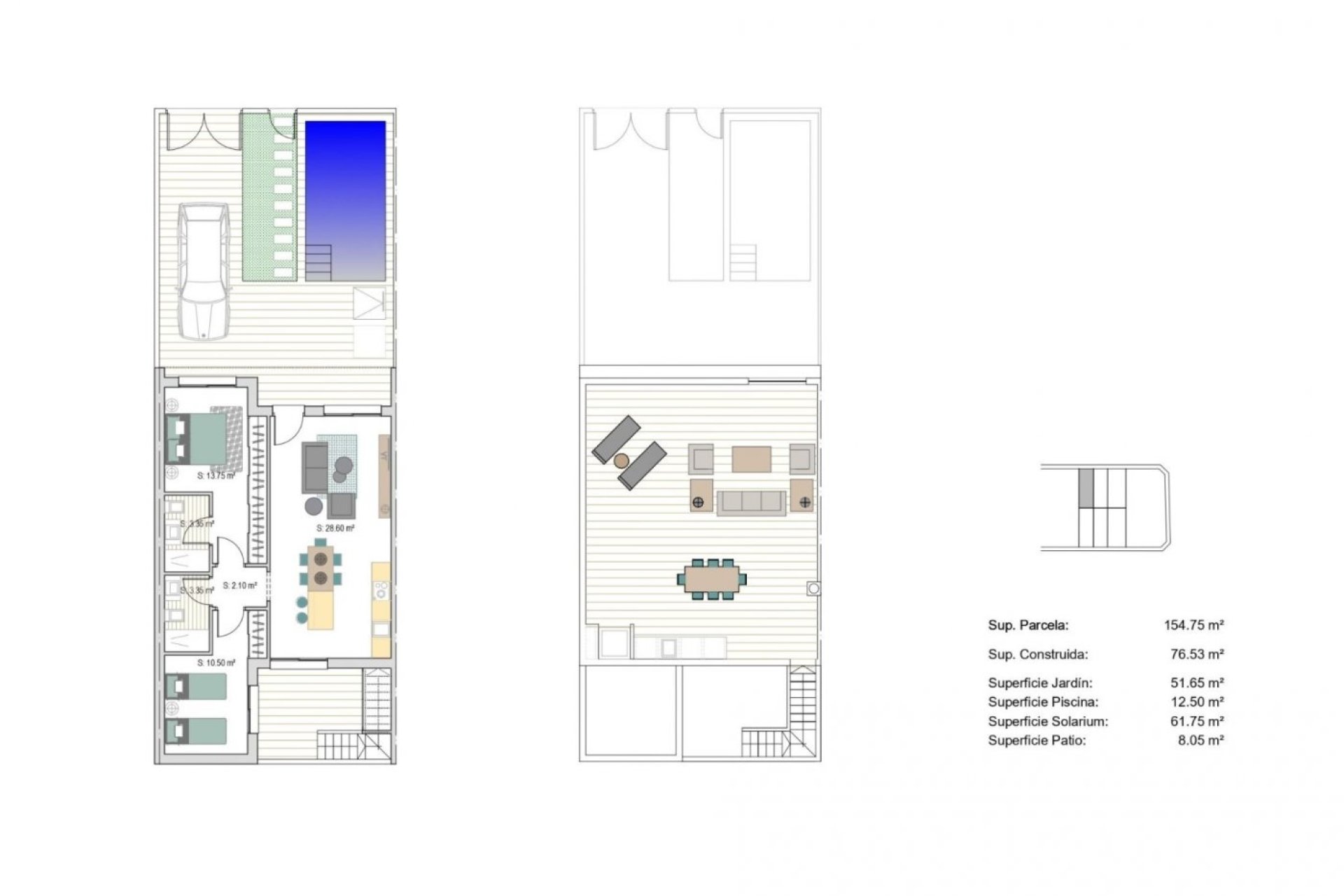 Nieuwbouw Woningen - Town House - San Javier - Parque del doce