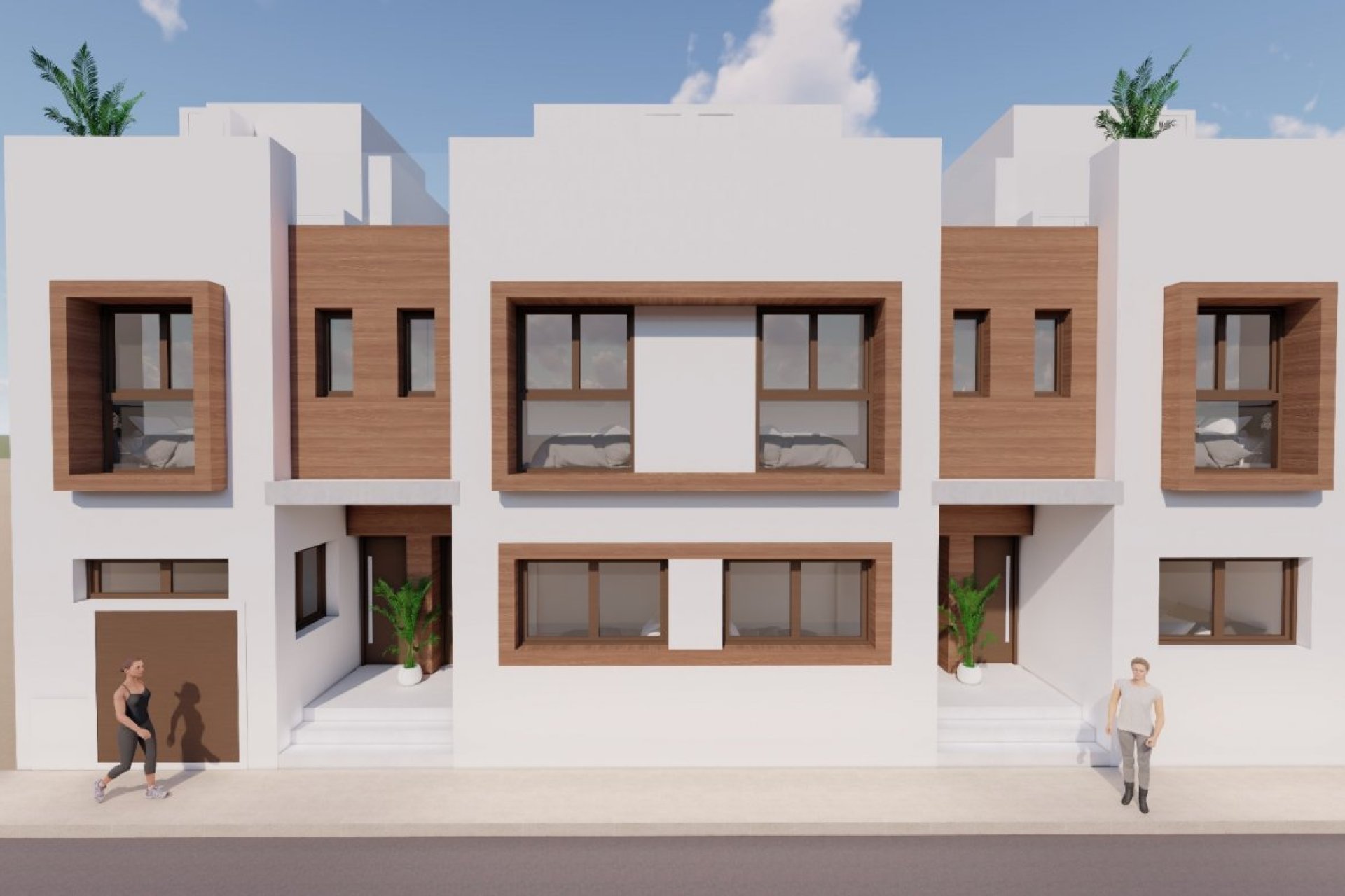 Nieuwbouw Woningen - Town House - San Javier - pueblo