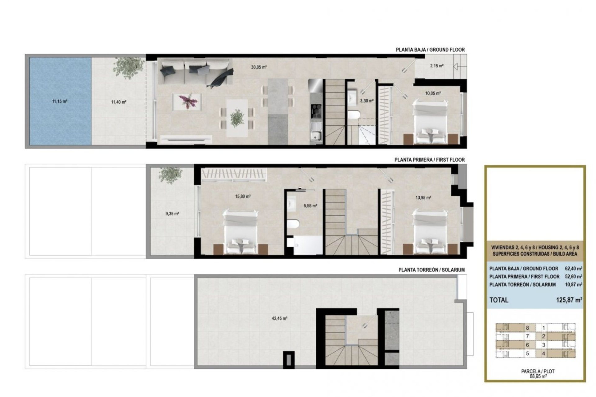 Nieuwbouw Woningen - Town House - San Javier - pueblo