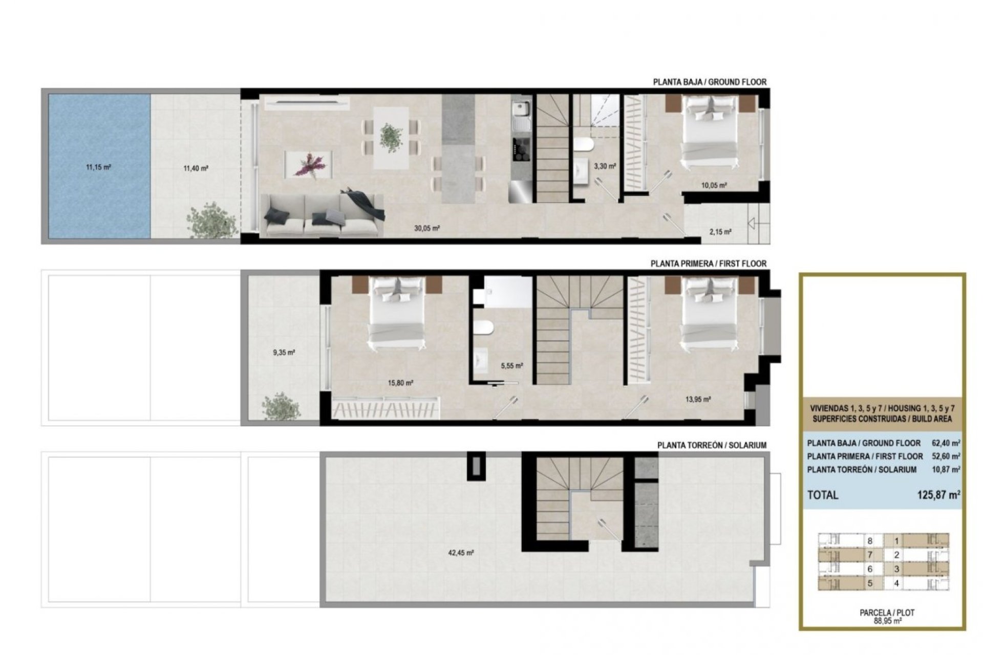 Nieuwbouw Woningen - Town House - San Javier - pueblo