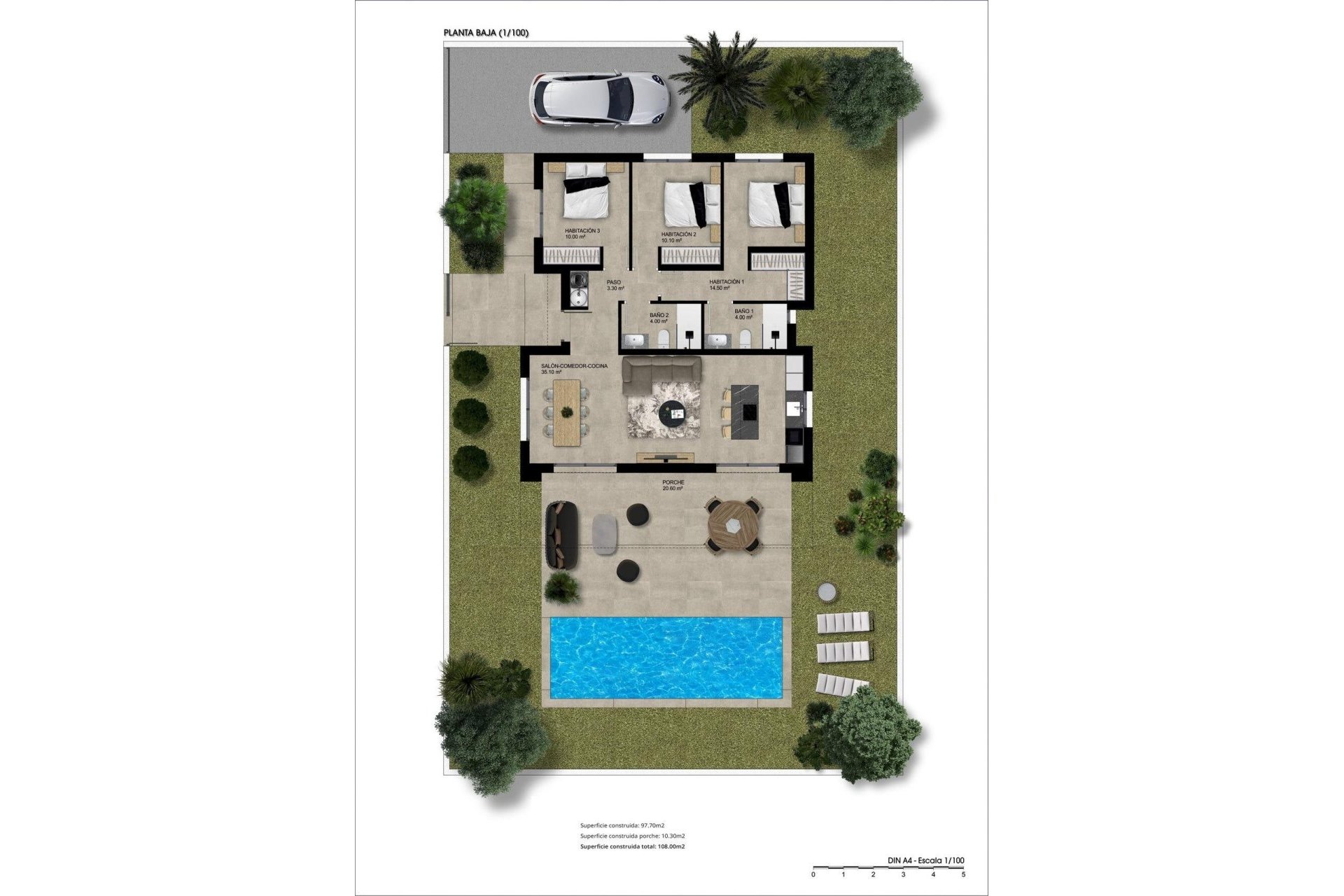 Nieuwbouw Woningen - Villa - Hondón de las Nieves - Urbaniz La Montañosa