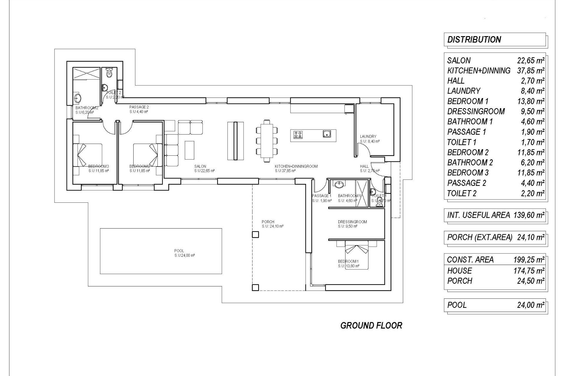 Nieuwbouw Woningen - Villa - Pinoso - Lel