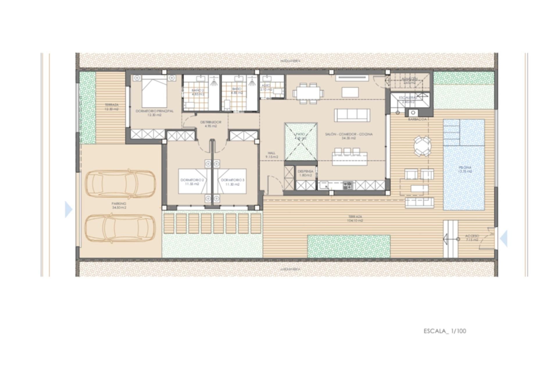 Nieuwbouw Woningen - Villa - San Juan de los Terreros - San Juan De Los Terreros