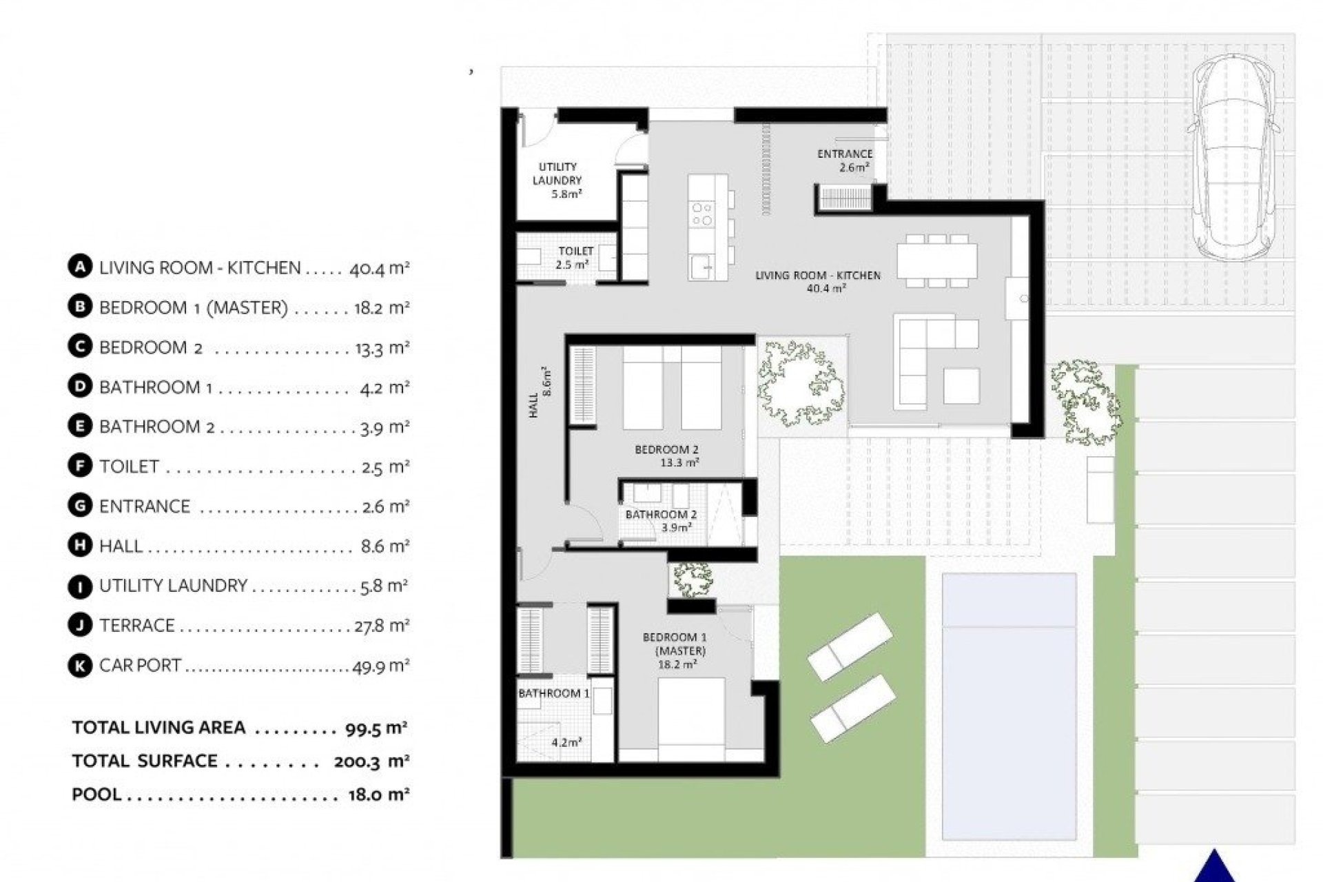 Obra nueva - Villa - Baños y Mendigo - Altaona Golf