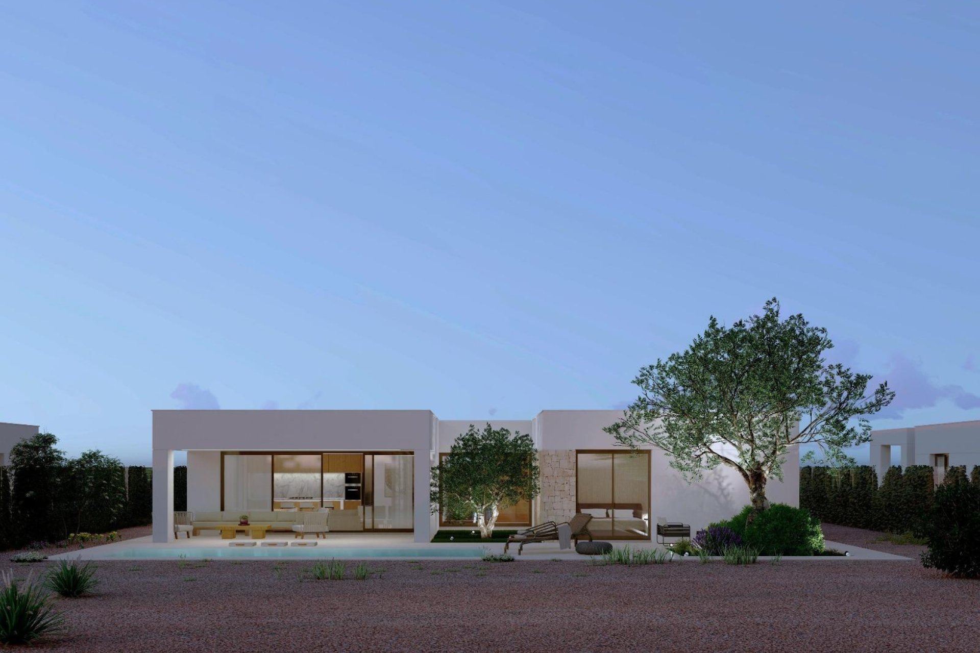 Obra nueva - Villa - Fuente Álamo - Hacienda del Alamo