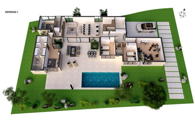 Nieuwbouw Woningen - Villa - Baños y Mendigo - Altaona Golf