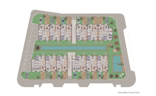 Nieuwbouw Woningen - Bungalow - Pilar de la Horadada - pueblo