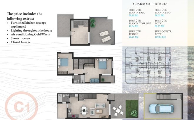 Nieuwbouw Woningen - Town House - La Manga del Mar Menor - La Manga