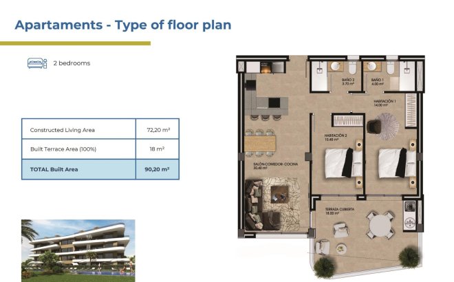 Nieuwbouw Woningen - Apartment - Orihuela Costa - La Ciñuelica