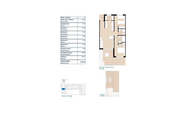 Nieuwbouw Woningen - Bungalow - Pilar de la Horadada - Polideportivo