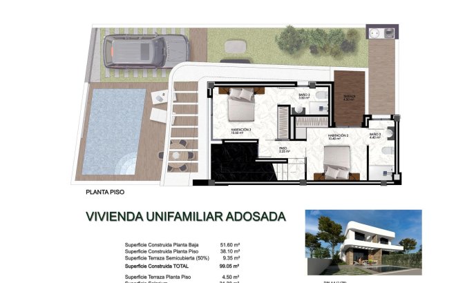 Nieuwbouw Woningen - Villa - Montesinos - La Herrada