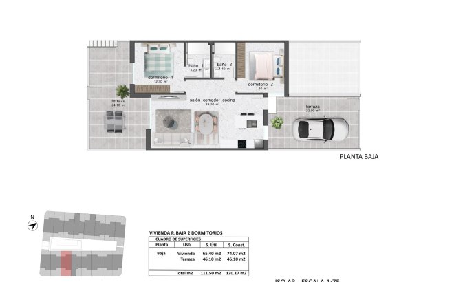 Nieuwbouw Woningen - Bungalow - Pilar de la Horadada - pueblo