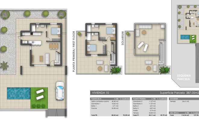 Nieuwbouw Woningen - Villa - Pilar de la Horadada - Polideportivo