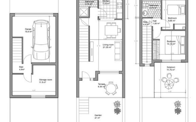 Nieuwbouw Woningen - Town House - Mutxamel - Valle Del Sol