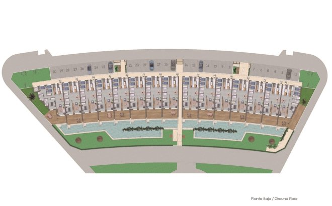 Nieuwbouw Woningen - Bungalow - Pilar de la Horadada - pueblo