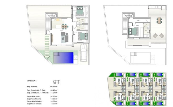 Nieuwbouw Woningen - Villa - Torre Pacheco - Roldán