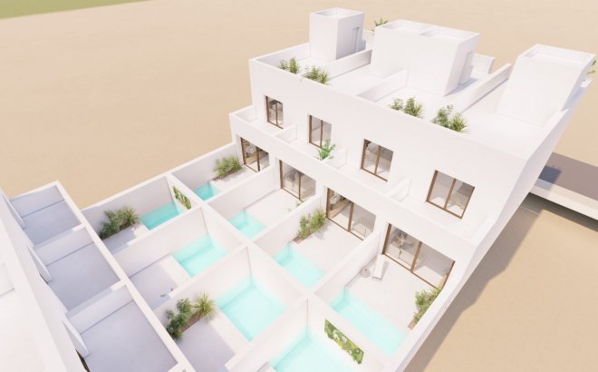 Nieuwbouw Woningen - Town House - San Javier - pueblo