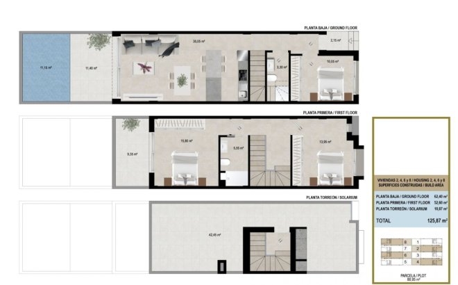 Nieuwbouw Woningen - Town House - San Javier - pueblo