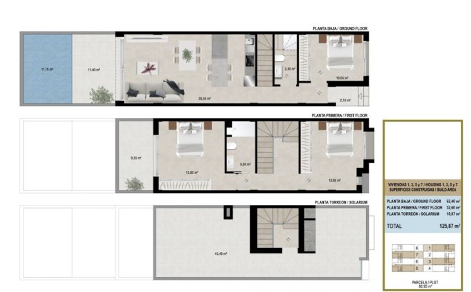 Nieuwbouw Woningen - Town House - San Javier - pueblo