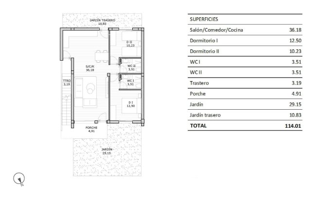 Nieuwbouw Woningen - Bungalow - San Miguel de Salinas - Pueblo