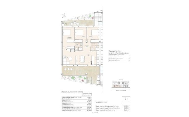 Nieuwbouw Woningen - Bungalow - Hondón de las Nieves - El Salero