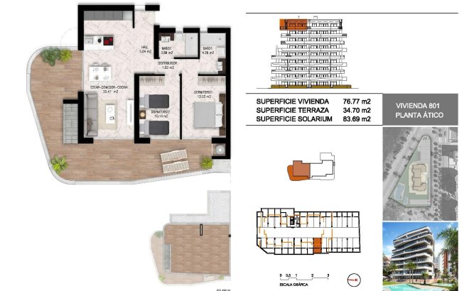 Nieuwbouw Woningen - Penthouse - Guardamar del Segura - Puerto