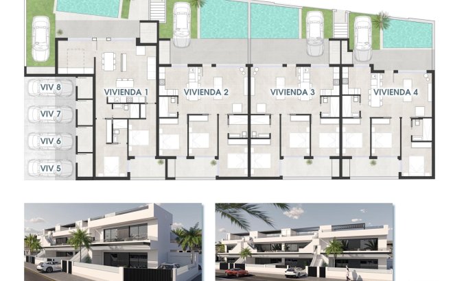 Nieuwbouw Woningen - Bungalow - San Pedro del Pinatar - Las Esperanzas