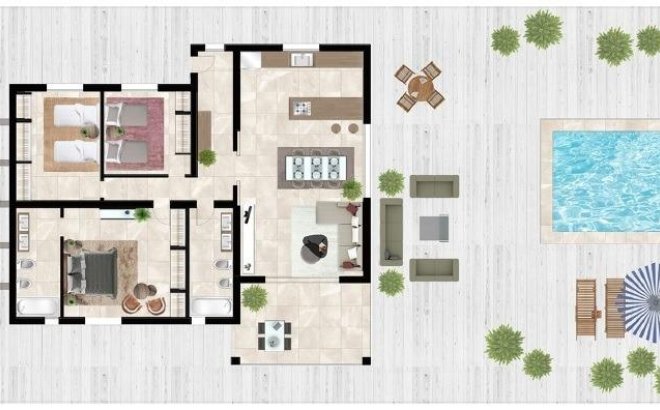 Nieuwbouw Woningen - Villa - Abanilla - Cañada de la Leña